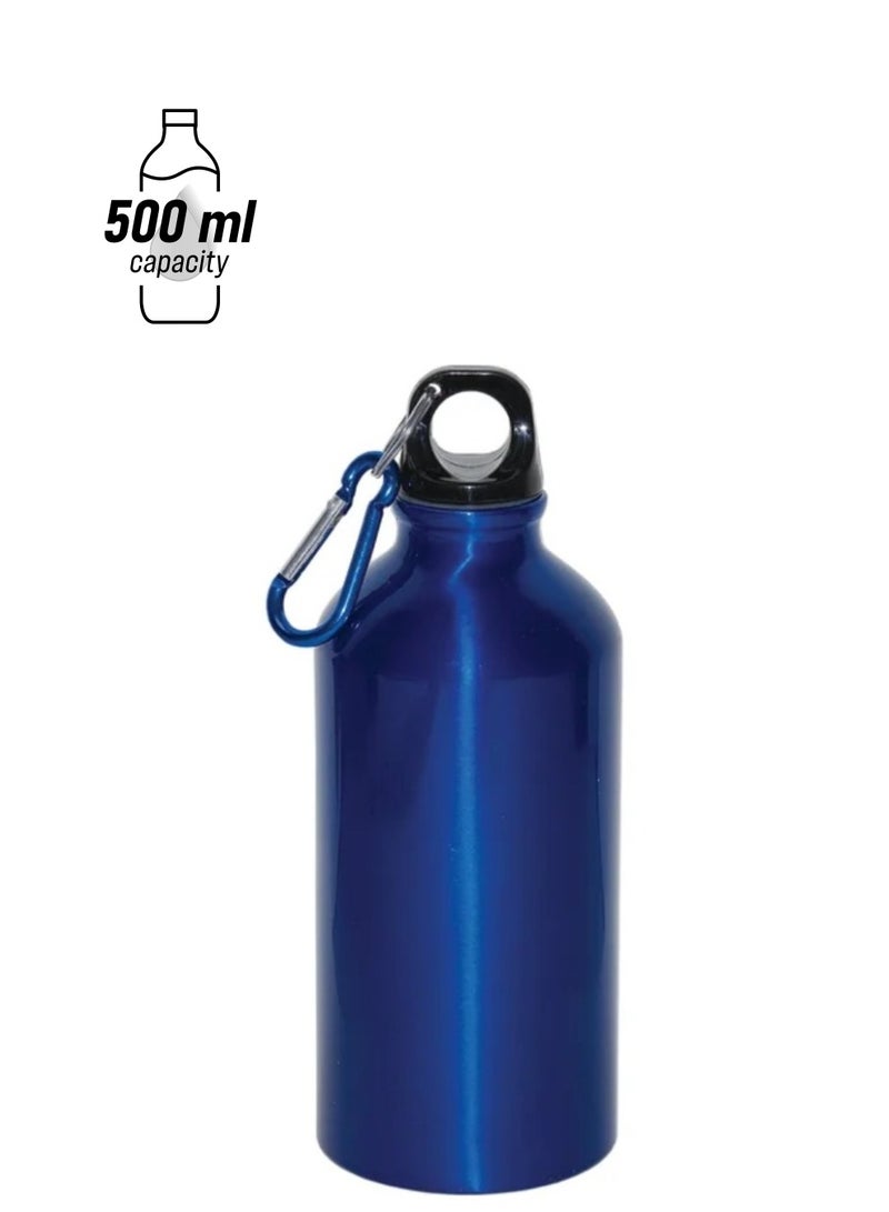 Vitacelli Vacuum Insulated Water Bottle 500ML Stainless Steel Reusable Water Bottle Metal Leak Proof Sports Flask Blue - Image 1