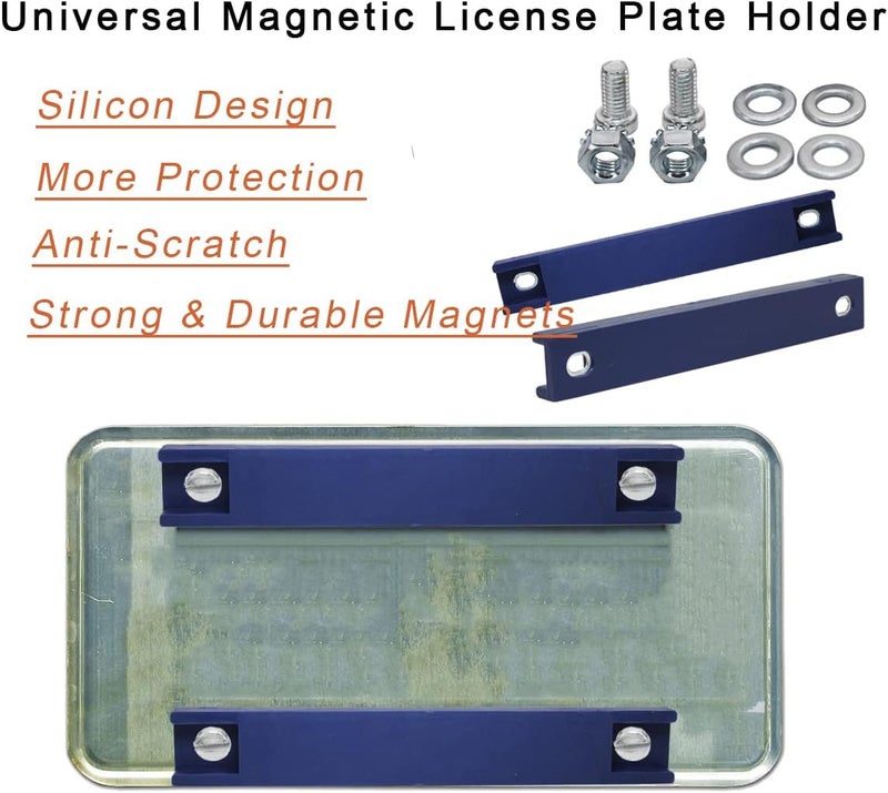 WFPOWER Magnetic License Plate Holder - 4 Pack - Image 5