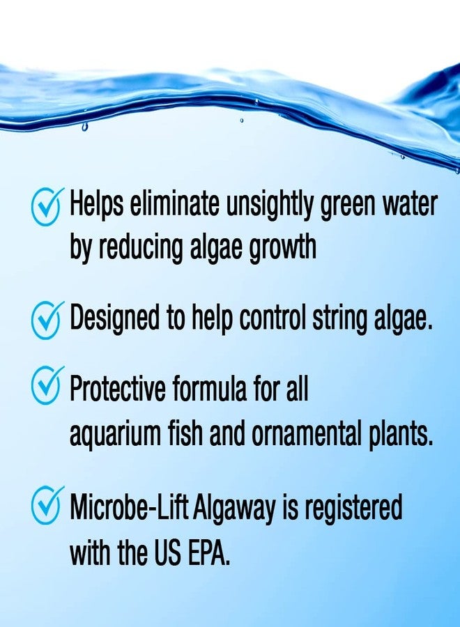 Microbe Lift MICROBE-LIFT Algaway 5.4 Algae Remover for Aquariums, Algaecide for Freshwater and Saltwater Tanks, Aquarium Algae Control and Fish Tank Cleaner, Safe for Fish and Plants, 8 Ounces (ALGAA08) - Image 5