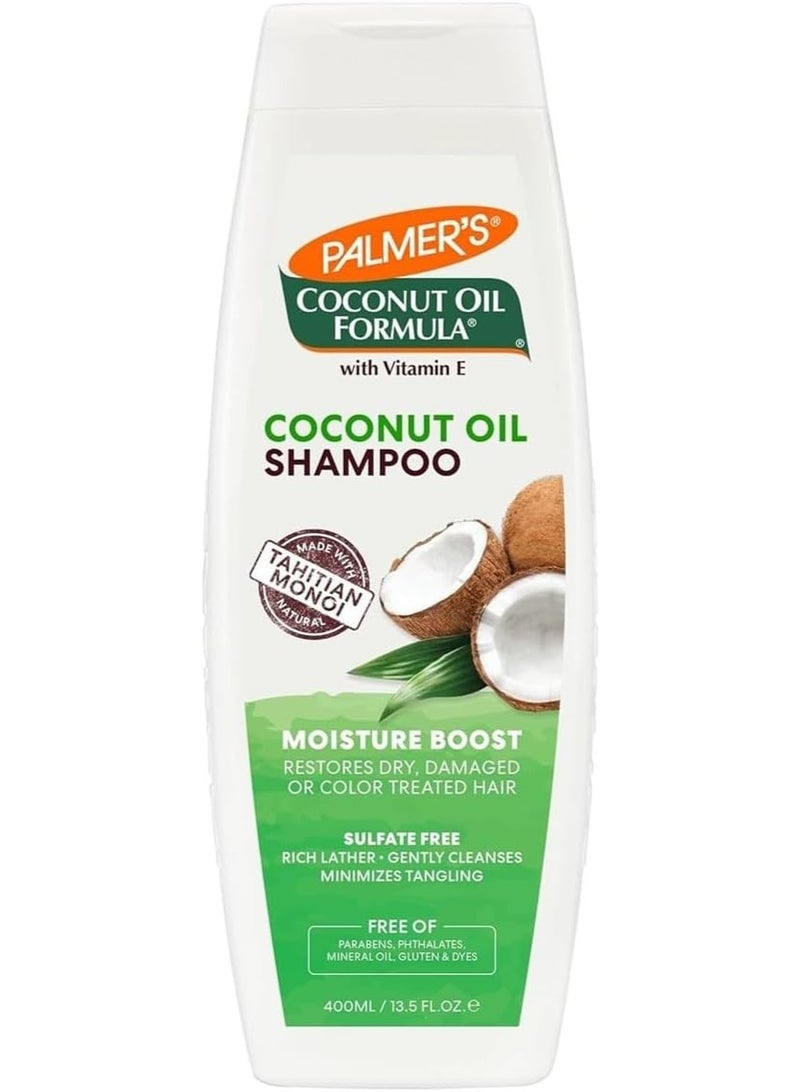 Moisture Boost Shampoo 400ml (Coconut Oil)