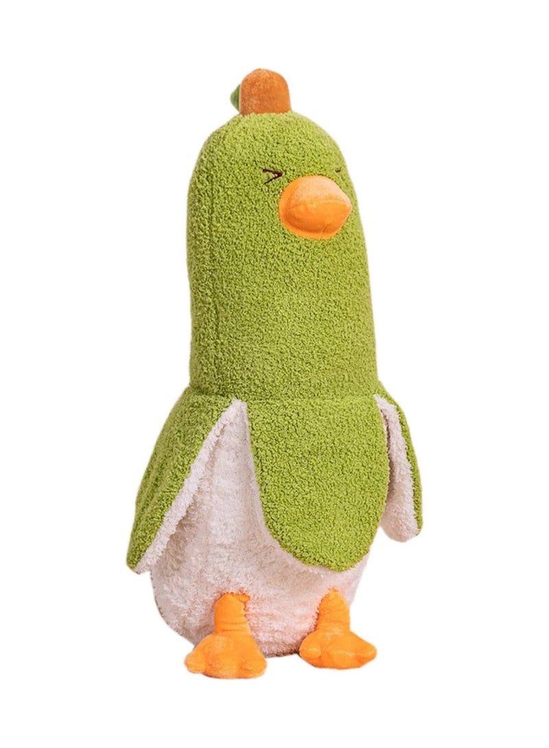 Banana Duck Plush Toy Cute Plushie Hugging Plush Pillow Duck Stuffed Animal For Girls And Boys Green 12 Inch - Image 1