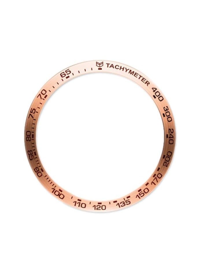 Compatible Galaxy Watch Bezel Ring 46mm / Galaxy Gear S3 Frontier & Classic Bezel Ring,Aluminum Metal Bezel Ring Protection Cover for Galaxy Watch Accessory (Rose Gold)  - Image 4