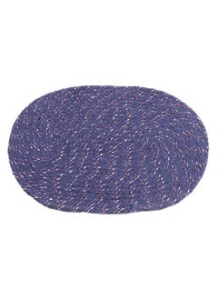 Kuber Industries Kuber Industries Cotton Oval Door Mat for Porch/Kitchen/Bathroom/Laundry Room,(Blue) 54KM3956 Standard  - Image 2