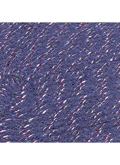 Kuber Industries Kuber Industries Cotton Oval Door Mat for Porch/Kitchen/Bathroom/Laundry Room,(Blue) 54KM3956 Standard  - Image 4