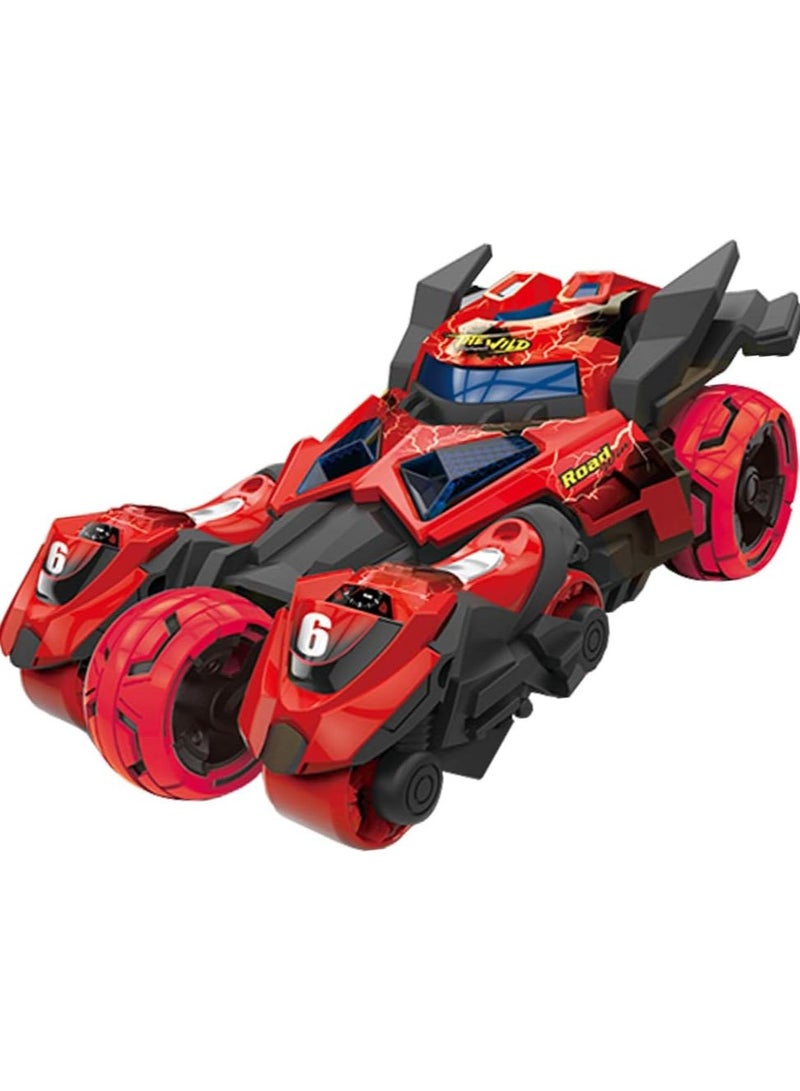 MING YING 66 3-in-1 Pull Back Die-Cast Motorcycle & Race Car Launcher Toy – Catapult Vehicle Set for Kids  - Image 1