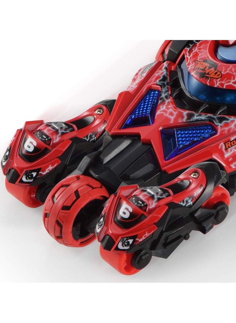 MING YING 66 3-in-1 Pull Back Die-Cast Motorcycle & Race Car Launcher Toy – Catapult Vehicle Set for Kids  - Image 3