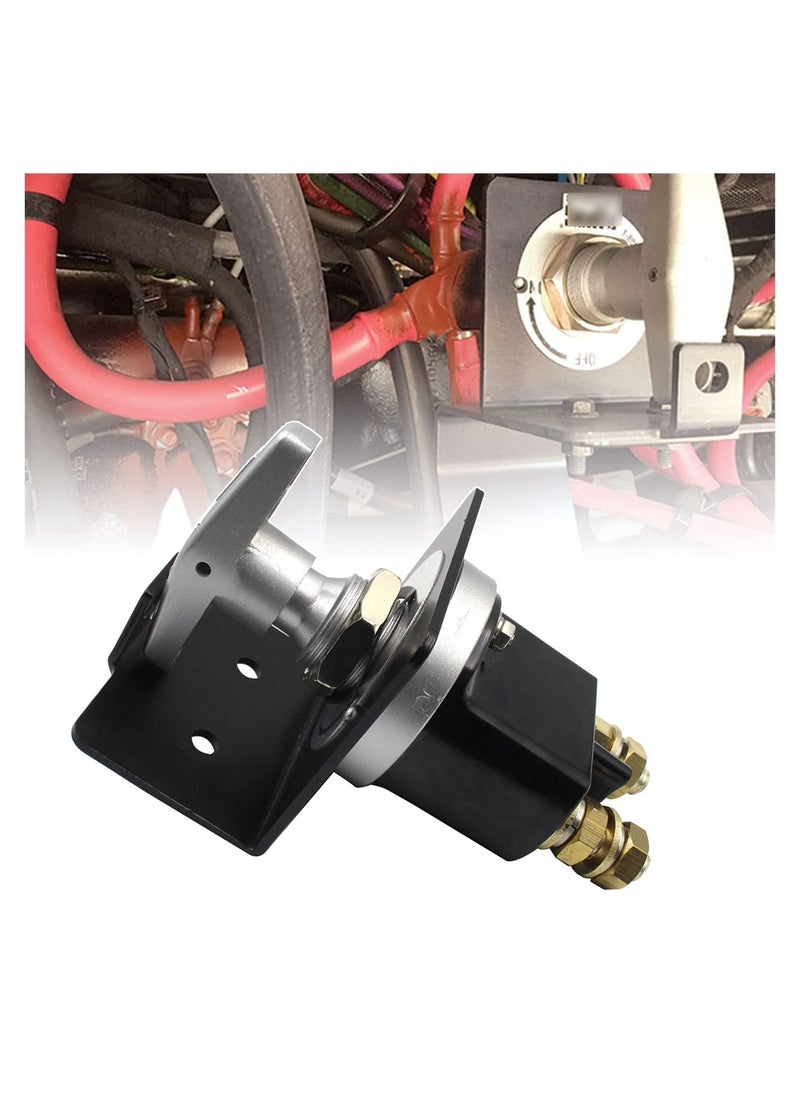 SYOSI Battery Disconnect Switch, Disconnect Switch with Lockout Plate Fits Negative Battery Doctor Replace 20247, 12-36V Battery Kill Switch Fixed Handle Isolator for Car, Auto, RV and Boat  - Image 2