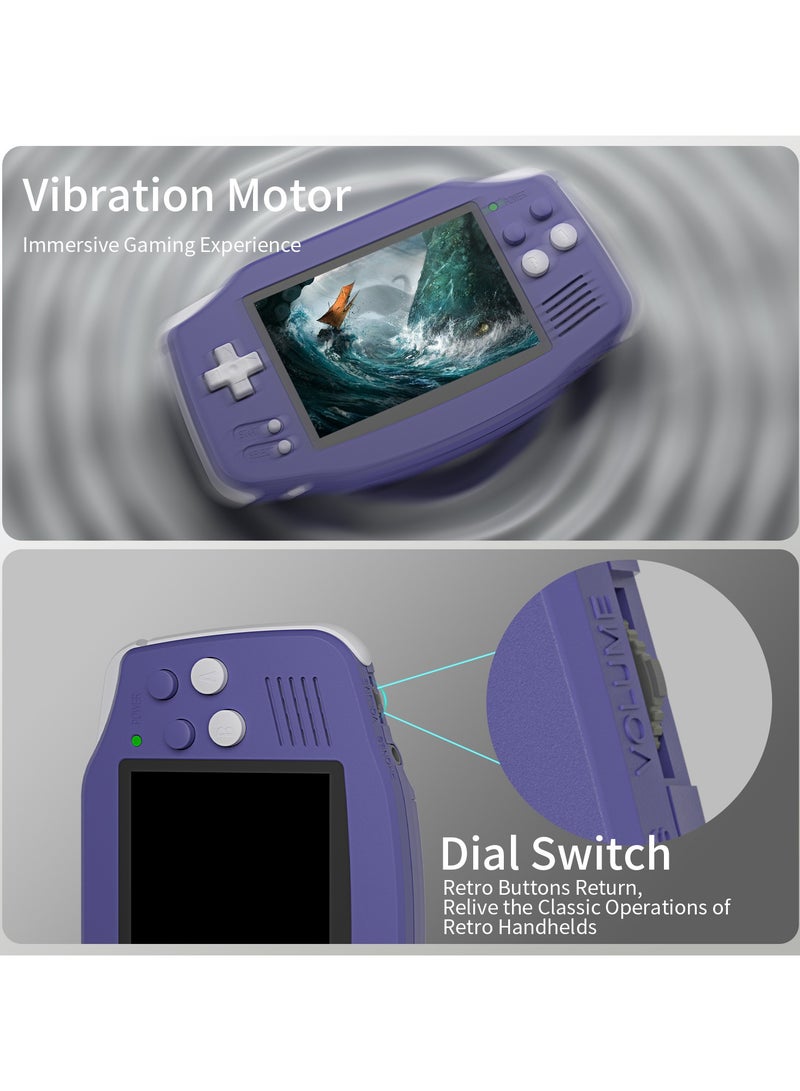 أنبيرنيك ANBERNIC RG 34XX إصدار أفقي 3.4 بوصة وحدة تحكم ألعاب محمولة كلاسيكية للطفولة مع تلفزيون 2024 نمط حنين جديد للتدفق عبر الإنترنت ومقبض وحدة تحكم ألعاب محمولة باليد - Image 4