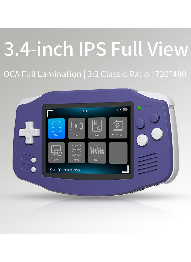 ANBERNIC  - ANBERNIC RG 34XX horizontal version 3.4-inch childhood classic retro handheld game console with TV 2024 new nostalgic streaming connection handle handheld - Image 1