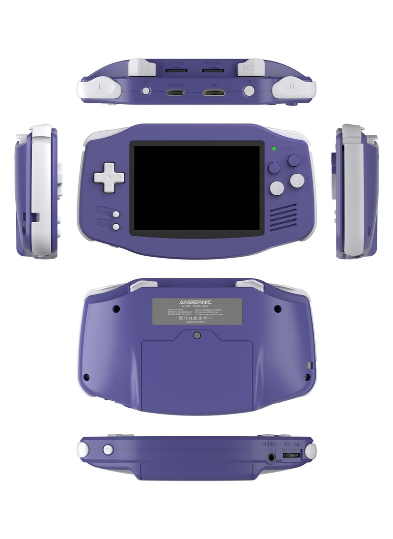 ANBERNIC  - ANBERNIC RG 34XX horizontal version 3.4-inch childhood classic retro handheld game console with TV 2024 new nostalgic streaming connection handle handheld - Image 1