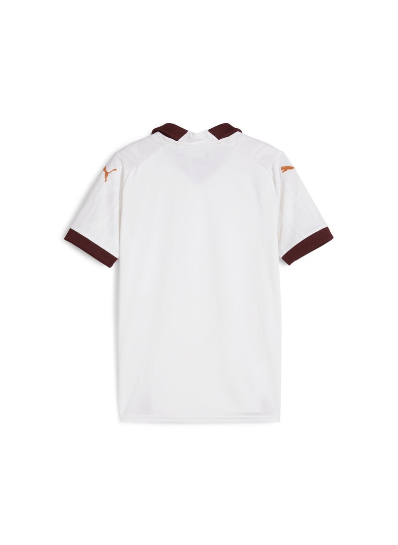 PUMA - Manchester City 23/24 Kids Unisex White Away Jersey - Image 1