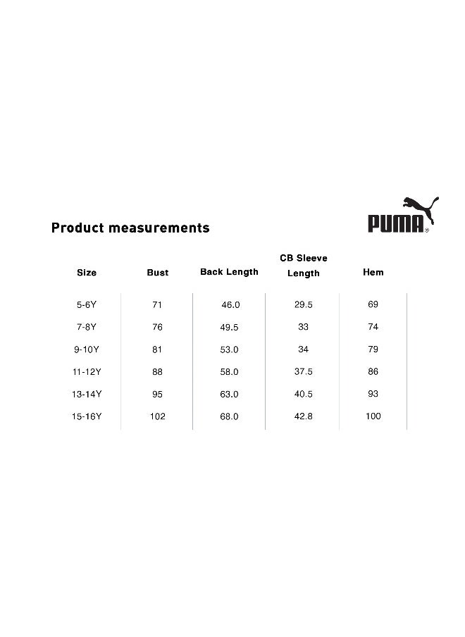 PUMA - Manchester City 23/24 Kids Unisex White Away Jersey - Image 1