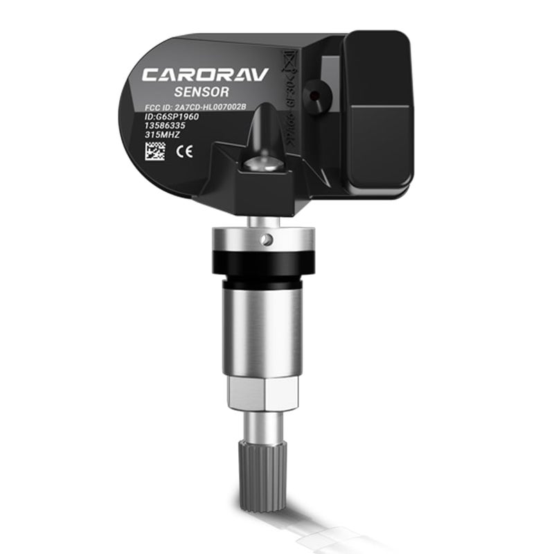 CARORAV TPMS Sensor GM 1Pack Tire Pressure Sensor Replacement for GM Chevy GMC Cadillac Buick 315MHz OE Replaces 13586335 13581558 13598771 13598772