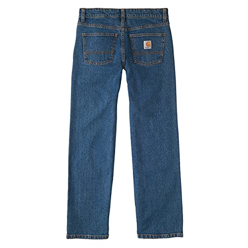 carhartt بنطال جينز للأطفال من كار هارت، غسلة متوسطة، 5 - Image 2