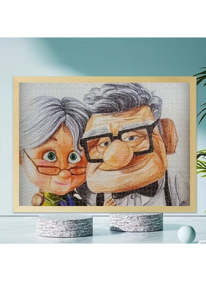 1000 Pcs UP Movie Wooden Jigsaw Puzzle Recycled Wood Vibrant Colors Family Fun Activity - Image 3