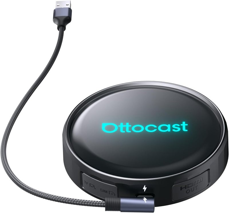Ottocast P3 Pro OttoAibox Smart AI Car Box with Voice Assistant, Wireless CarPlay & Android Auto - Image 1