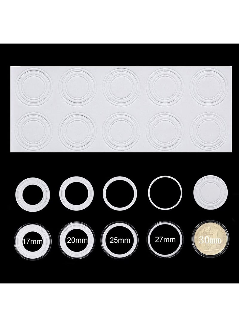 Y&D Commemorative Coin Protection Box, Collection Storage Capsules and 100 Pieces Protect Gasket Holder Case with Organizer Box for Supplies, 30 mm - Image 5