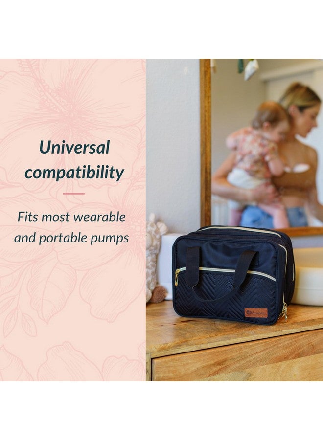 Ameda Universal Breast Pump Travel Bag | Pumping Essentials | Wearable Breast Pump Bag with Cooler | Wearable Breastpump Tote | Breastmilk Cooler - Image 3