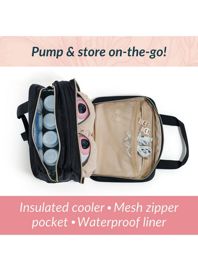 Ameda Universal Breast Pump Travel Bag | Pumping Essentials | Wearable Breast Pump Bag with Cooler | Wearable Breastpump Tote | Breastmilk Cooler - Image 4