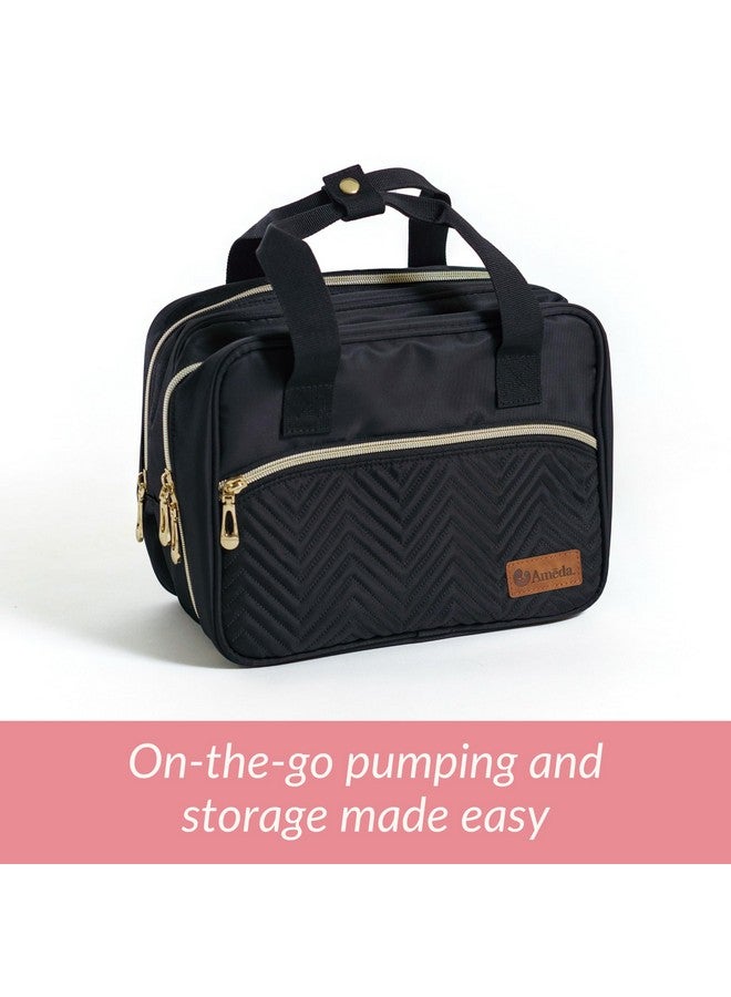 Ameda Universal Breast Pump Travel Bag | Pumping Essentials | Wearable Breast Pump Bag with Cooler | Wearable Breastpump Tote | Breastmilk Cooler - Image 2