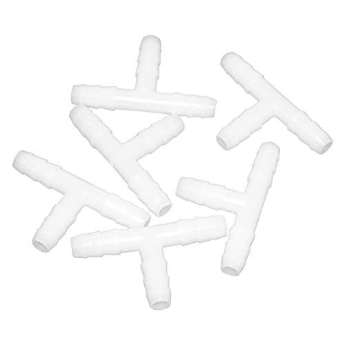 Joywayus Plastic Hose Barb 3/8" Barbed 3 Way T Shaped Pipe Fittings Tube Adapter Connector(Pack of 10) - Image 5