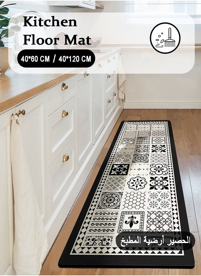 Generic Kitchen Mat, Non-Slip Kitchen Rugs And Mats, Anti-Fatigue Hallway Kitchen Runner Rug Set Backing Floor Mat For Kitchen Laundry Sink Bathroom Office, Waterproof Non-Slip Kitchen Mats  - Image 1