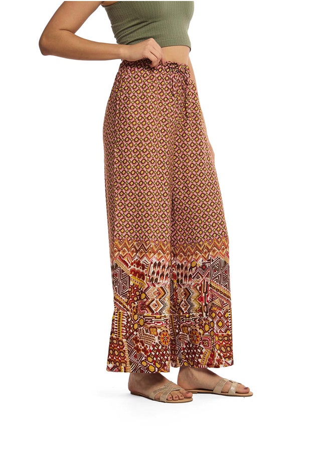 Premoda - Fancy Printed Palazzo Pants - Image 1