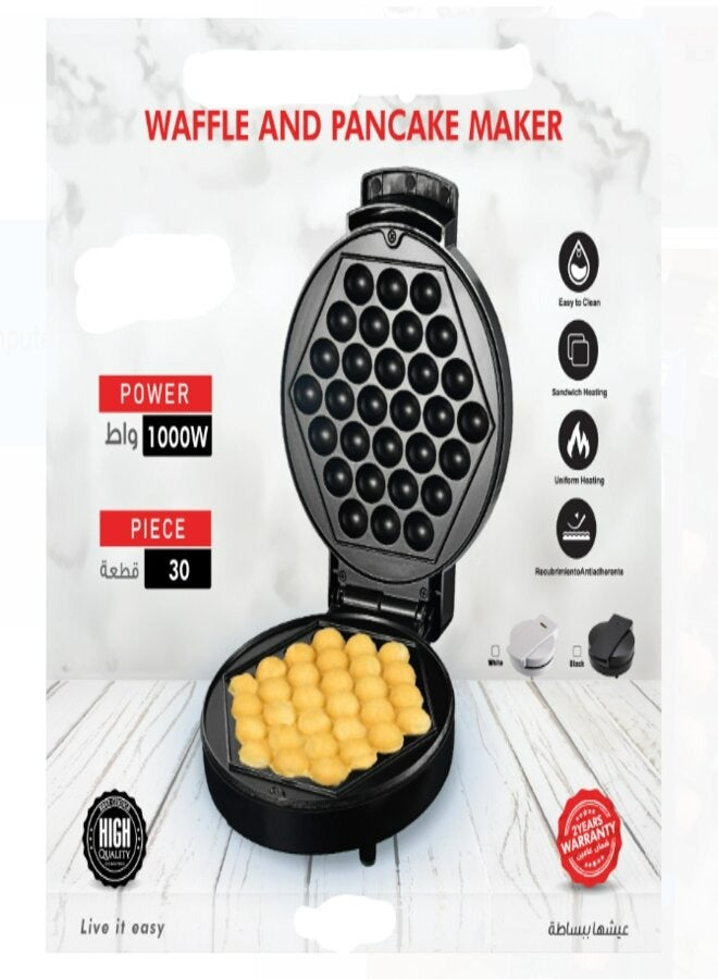 1000W Bubble Waffle Maker