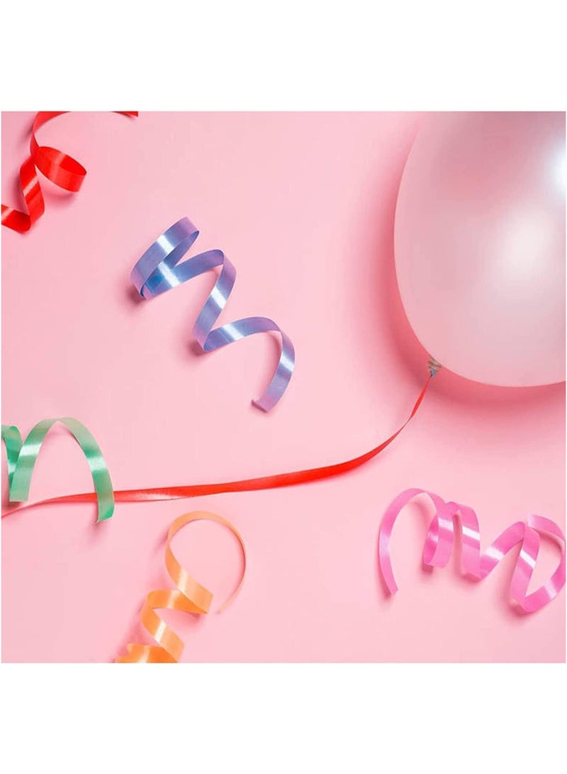 Set of 10 Colourful Curling Ribbon Rolls 5mm Width x 10m Length (Random Colour)