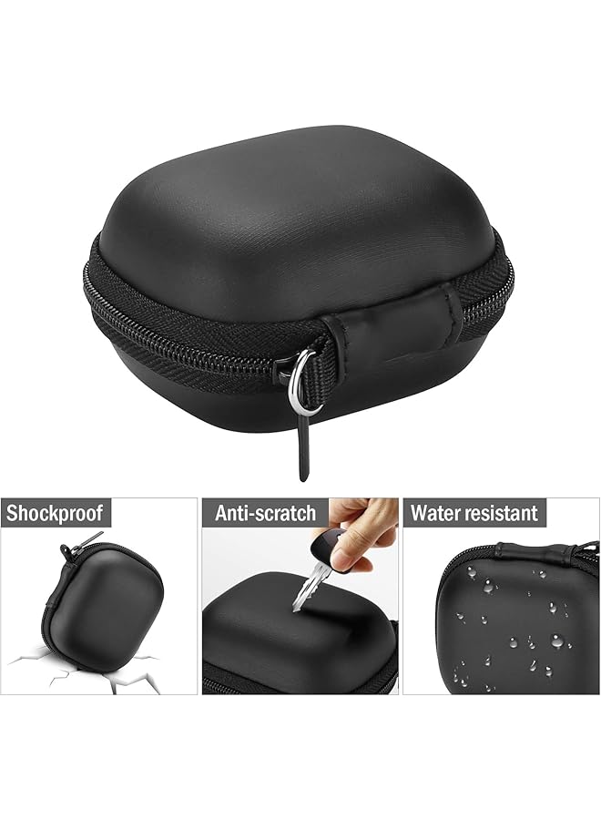 Procases Airpods 3 2021 Airpods Pro 1St 2Nd Jabra Elite 75T Beats Studio Buds Case Hard Shockproof Eva Travel Carrying Earbuds Storage Bag For Airpods 3 Pro Jabra Elite 75T Earphones Black - Image 4