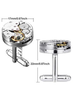 MIRFA Watch Gear Vintage Cufflinks With Gift Box  - Image 5