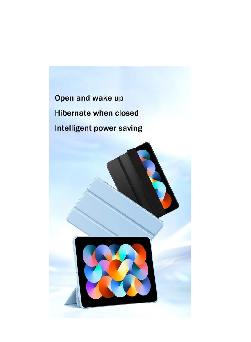 Silicone Case Compatible with Xiaomi Pad 6/6 Pro 11inch 2023 Released, Tri-Fold Slim Tablet Case Shockproof Soft Honeycomb TPU Case with Auto Wake/Sleep Function for Xiaomi Pad 6 (Pink) - Image 3