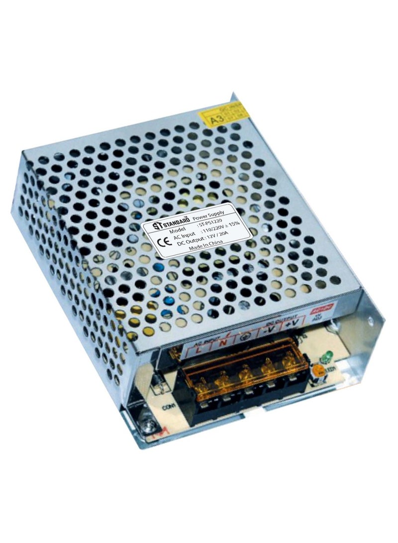 ستاندرد ST-Standard PS125 ‏12 فولت 5 أمبير، 20 وات لكاميرات المراقبة وشرائط LED والراوت - Image 1