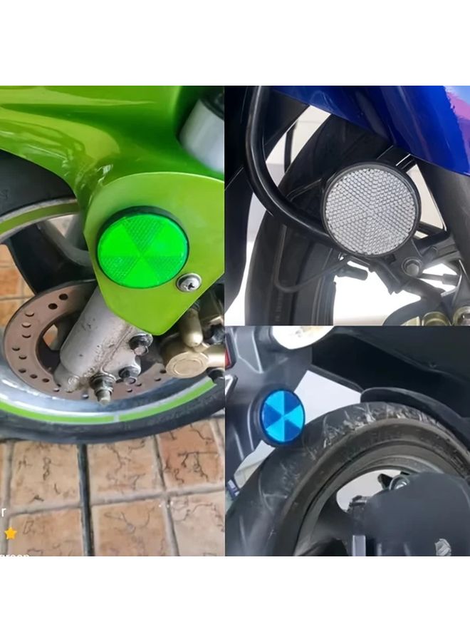 ملصقات السلامة العاكسة الحمراء ٢ قطعة بتصميم برغي للمقطورات وعربات السفر - Image 4