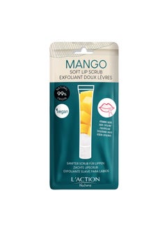 L'Action Paris LAction Paris Soft Lip Scrub Gentle Exfoliating Lip Scrub with Natural Sugar Crystals for Smooth Hydrated and Plumped Lips Enriched with Soothing Shea and Mango Butters and Jojoba Oil 12ml 
