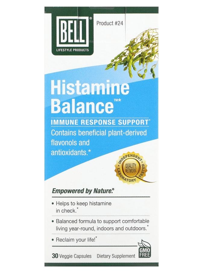 Bell Lifestyle Histamine Balance 30 Veggie Capsules 