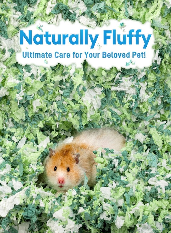 BUCATSTATE Hamster Bedding 15L, 99% Dust-Free Guinea Pig Paper Bedding Odor Control Paper Bedding, Cozy Small Animal Bedding for Rabbit Rat Syrian Dwarf Hamsters Gerbils (Green) - Image 5