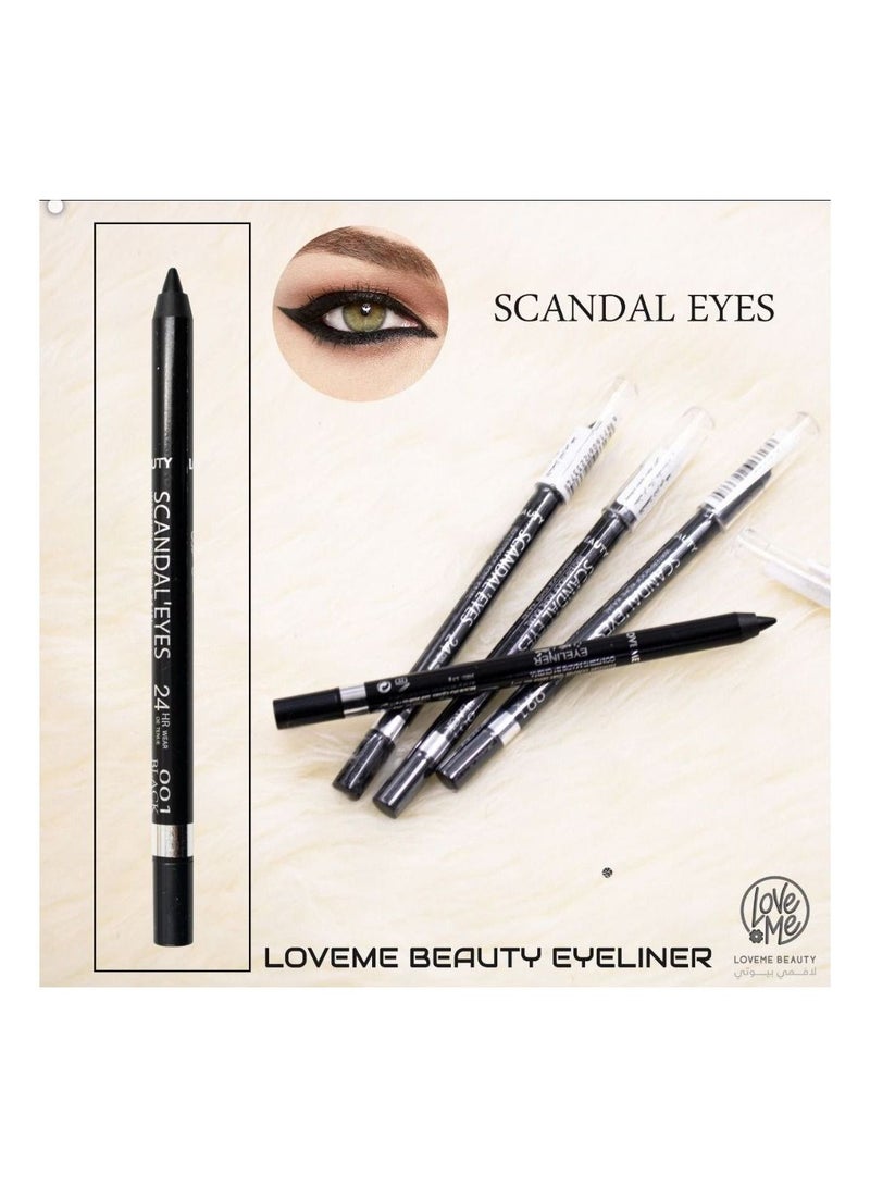 LOVEME BEAUTY Scandal Eyes Water Proof Gel Eyeliner Pencil 