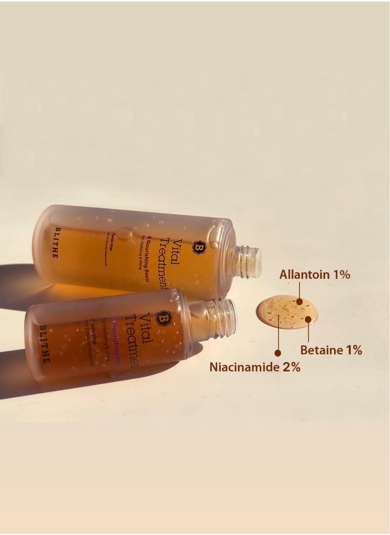 Blithe - Vital Treatment 8 Nourishing Beans for Vitalizing & Lifting, 54 ml - Korean Skincare, Hydrating Essence, Revitalizing and Moistruising, K Beauty, Improving Skin Radiance, for All Skin Types - Image 1