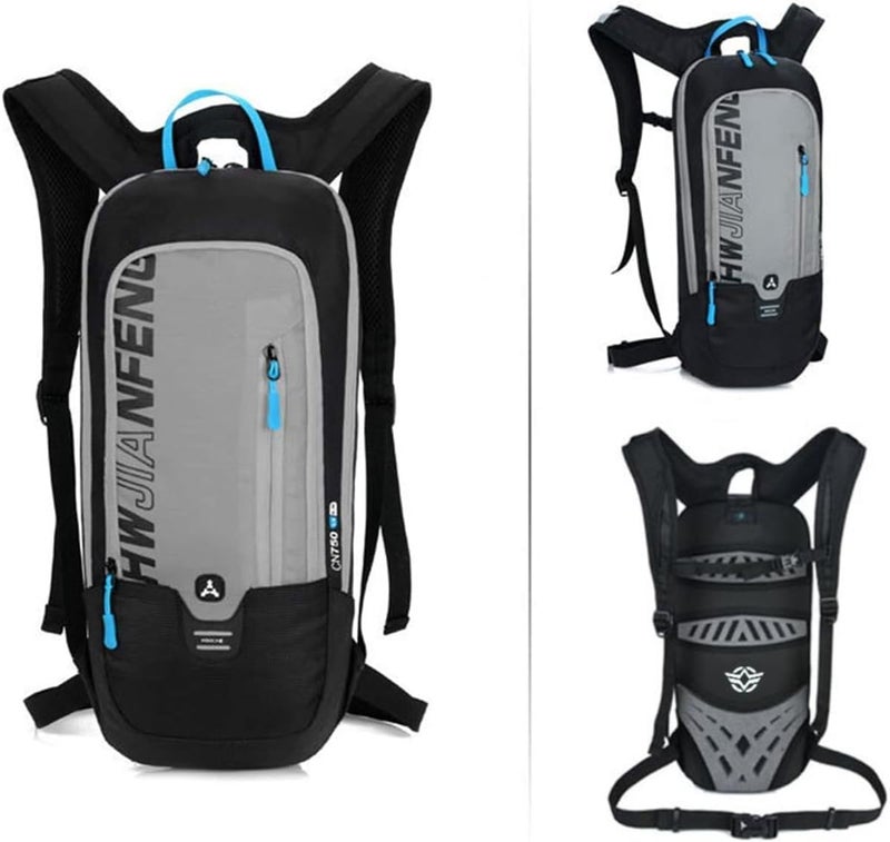 Ready varied options Cycling Backpack, 6L Bicycle Backpack Breathable Bag for Hiking Biking Skiing Temp resistant - Image 3