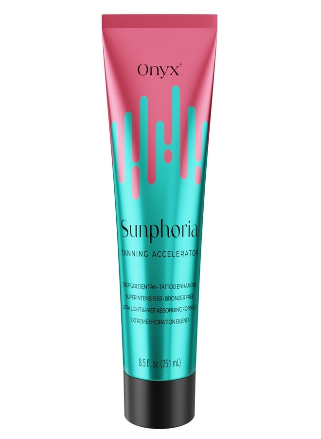 Onyx Sunphoria Bronzer-Free Indoor Tanning Bed Lotion | Fast Melanin-Boost Accelerator for Deeper Tan | Streak-Free Non-Sticky Formula with Hydrating Oils for Smooth Nourished Skin - Image 1