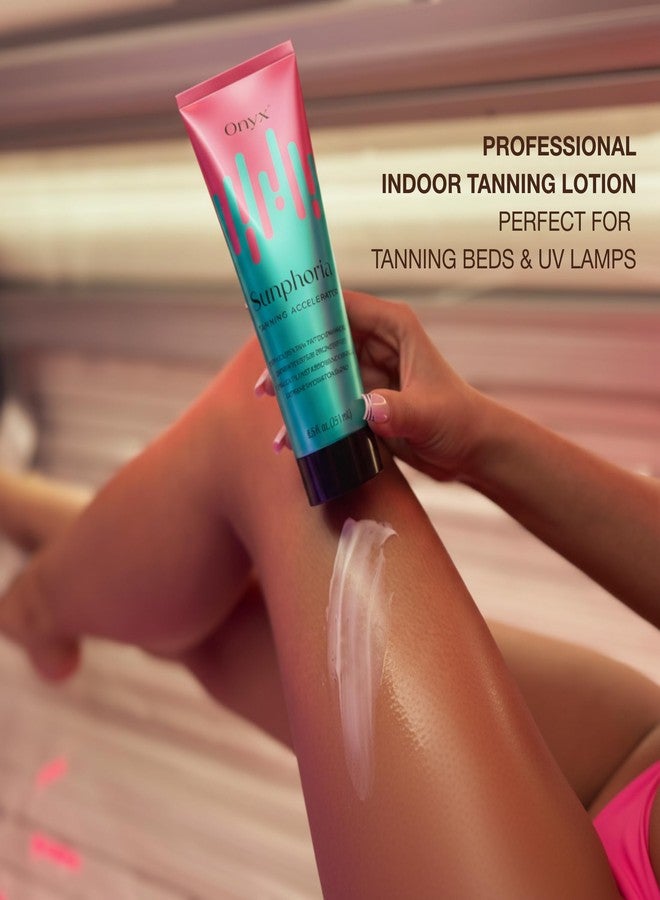 Onyx Sunphoria Bronzer-Free Indoor Tanning Bed Lotion | Fast Melanin-Boost Accelerator for Deeper Tan | Streak-Free Non-Sticky Formula with Hydrating Oils for Smooth Nourished Skin - Image 3
