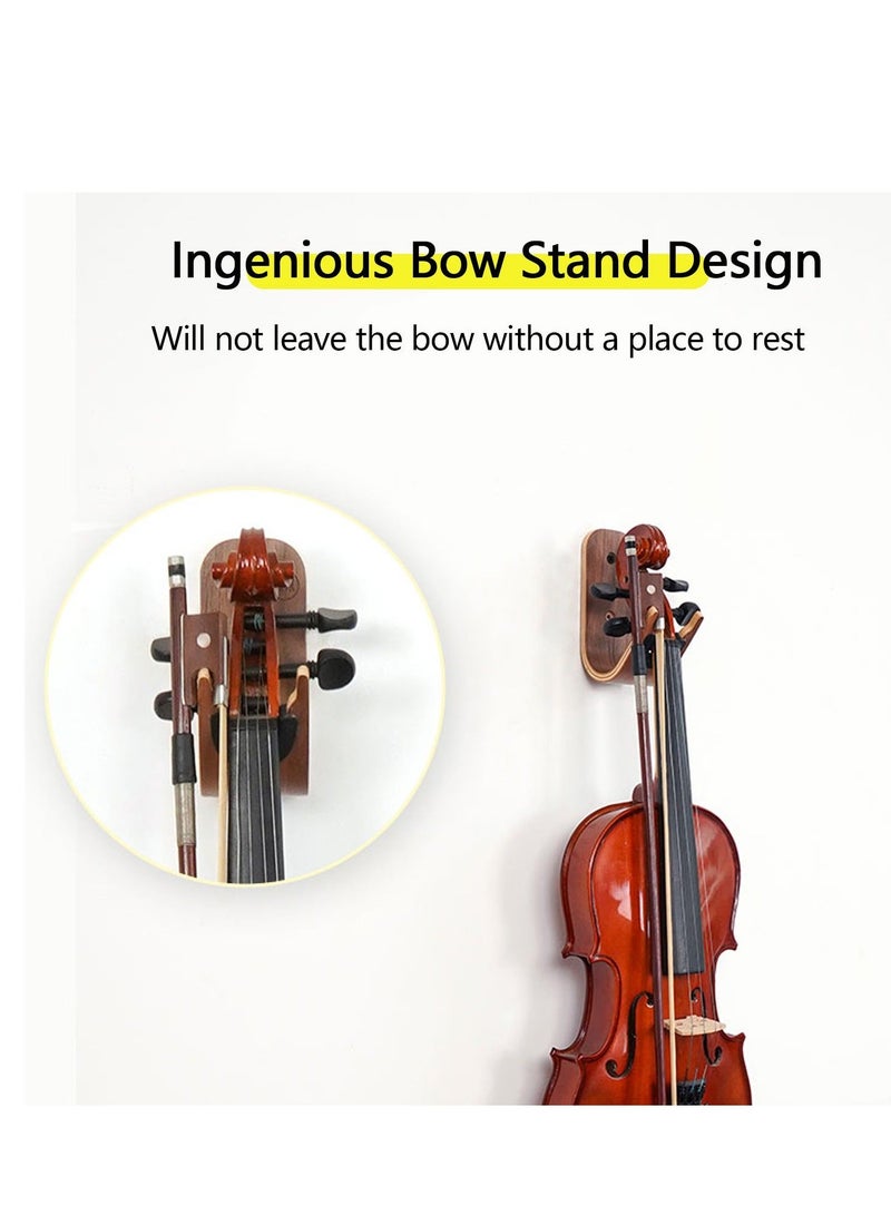 Wall Mount Violin or Erhu Hanger Rack - Easy Install Shelf for Violin, Erhu, Instrument Accessories - Secure Hanging Display for Home and Studio Use (Violin, Erhu)  - Image 4