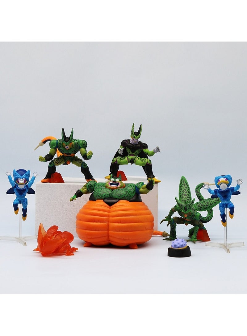 Dragon Ball 8 Styles of Cell's Full-form Villain Figure Model Doll Ornaments - Image 1