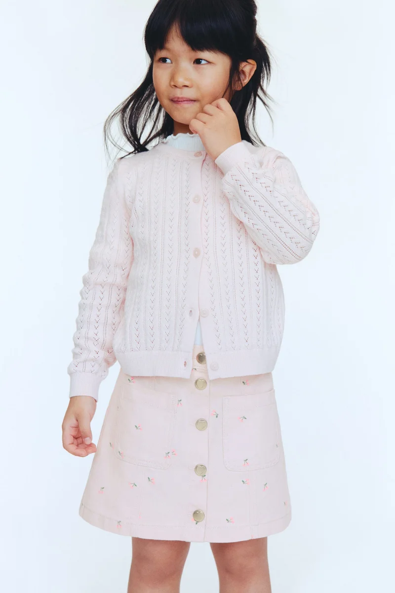 H&M Cotton twill skirt