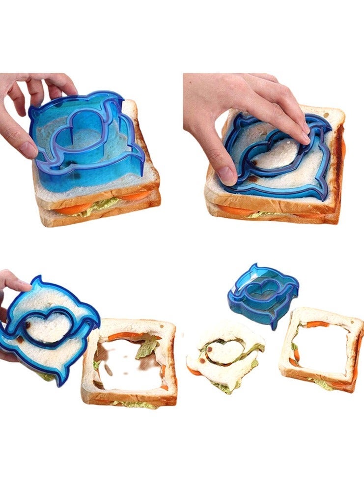 16-piece sandwich mold set toast bread mold baking and bento mold flower-shaped mold set to enhance meal presentation - Image 2
