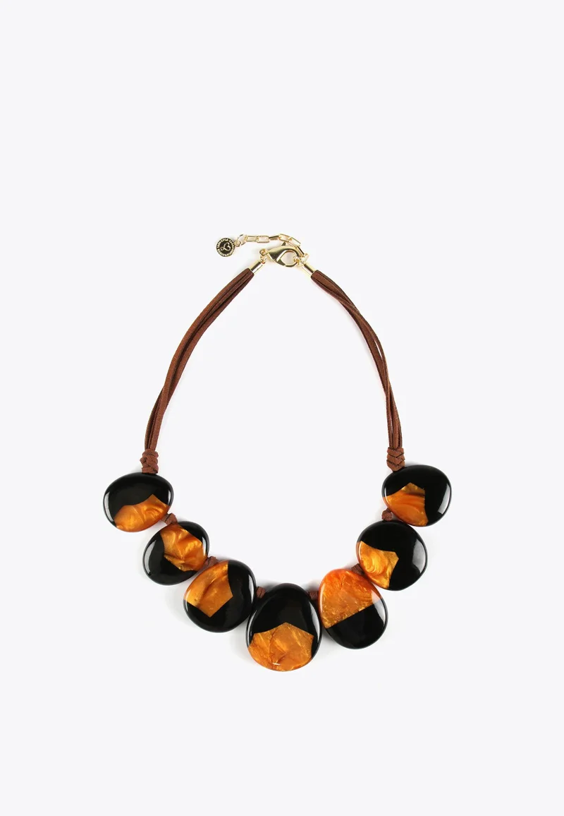 Lola Casademunt Necklace with ethnic pieces