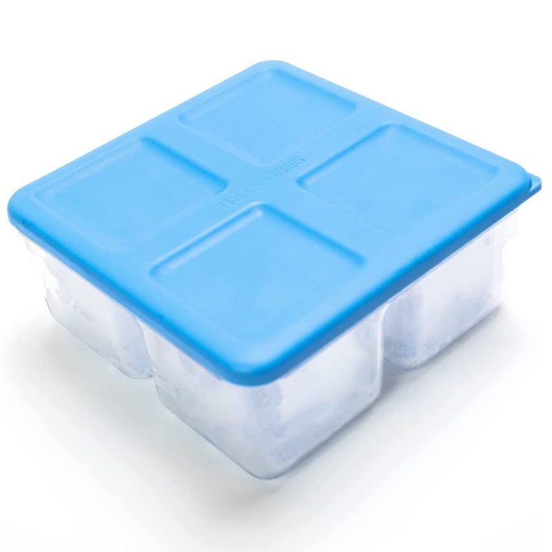 True Cubes Crystal Clear Ice Tray with Lid – Stackable 2"x2"x2" Mold for Space-Saving, Sturdy, Bartender-Quality Ice – Perfect for Cocktails, Whiskey, and Drinks at Home, Ready-to-Serve Convenience - Image 1