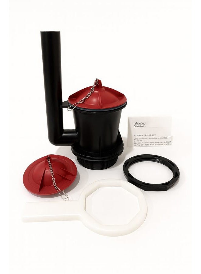 American Standard 4" Champion Universal Flush Valve Kit – Genuine OEM Part – Fits All 2-Piece Champion Toilets – Includes Wrench, Lock Nut & Extra Flapper (Model 7382106-100.0070A) - Image 3
