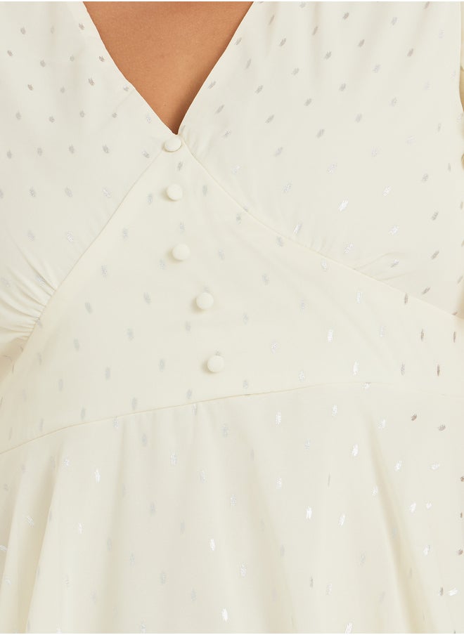 Styli Tiered Chiffon Dress  - Image 4